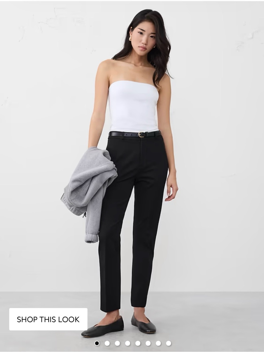 BANANA REPUBLIC Sloan Ankle Pant Stretchy Straight Leg Size 10